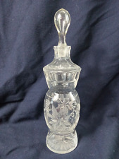 Antique Liquor Decanter --Cut and Etched -- Late 19th or Early 20th century picture