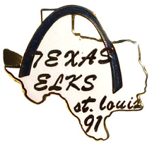 ELKS Texas St. Louis Convention 1991  Lapel Pin picture
