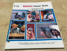 Vtg Original 1986 Robert Bosch Power Tools Catalog Quality You Can Hold On To picture