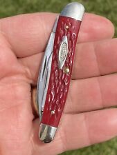 Case XX Tested 630055 Red Bone Wharncliffe Seahorse Whittler picture