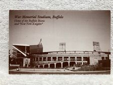 1991 Ballpark Nostalgia Postcard War Memorial Stadium Buffalo Bisons 023 Vtg picture