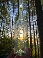Antique San Francisco Whiskey☆1890s Aqua Roth  California Liquor◇Internal Thread picture