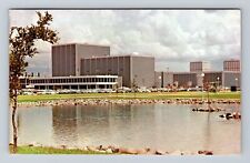 Houston TX-Texas, Manned Spacecraft Center, Antique Souvenir Vintage Postcard picture
