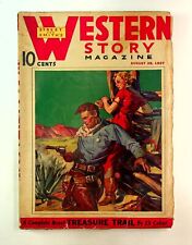 Western Story Magazine Pulp 1st Series Aug 28 1937 Vol. 158 #6 GD/VG 3.0 picture