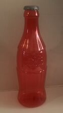 LARGE ~22/23 Inch RED Coke Bottle Bank picture