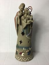 Porcelain Nativity Statue Tealight Candle Holder 11