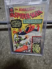 Amazing Spider-Man #14 High Grade 1st App. Green Goblin Marvel 1964 CGC 7.0 picture