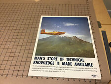 original 1956 international civil aviation organization Poster: TECHINICAL KNOW picture