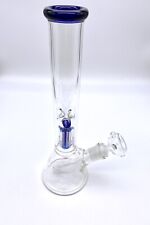 11.5” Inch Glass Water Pipe Bong W/ Tree Perc & Ice Catcher picture
