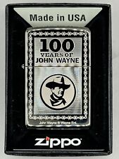 Vintage 2006 Limited Edition 100 Years Of John Wayne # 3570 Zippo Lighter New picture