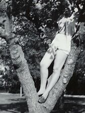 AgE Photograph Obscured Mysterious Shadow Beautiful Woman Climbing Tree Legs Hot picture