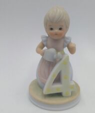 Lefton china BIRTHDAY GIRL 4th Birthday Figurine The Christopher Collection  picture