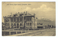 Livingston, Montana Park County High School Vintage Postcard picture