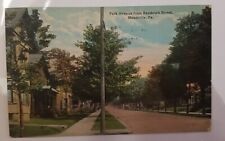 MEADVILLE, Pennsylvania Postcard PARK AVE. from RANDOLPH STREET