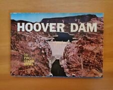 Rare Vintage Souvenir Hoover Dam Full Color 10 Photos Book Las Vegas picture