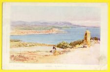 cpa 06 - ANTIBES (Maritime Alps) Le GOLFE illustration litho signed E. LESIEUX picture