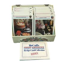 Vintage 1970’s McCall's Great American Recipe Card Box w/Cards Granny Core Retro picture