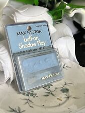 VINTAGE MAX FACTOR HOLLYWOOD COLLECTIBLE  BUFF ON SHADOW PLAY BLUEJAY FROST NEW picture