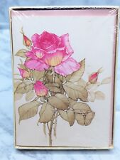 Vintage Montag American Beauty Roses Mead 8 Sheets 8 Envelopes picture