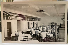 Vintage Postcard 1940's Heilman's Marine Dinng Room, Loraine, Ohio *REAL PHOTO*  picture