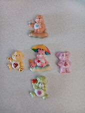 Vintage AGC Care Bears Plastic Refrigerator 3D Magnets Lot Of 5 picture