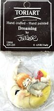 Vintage Anri Toriart Ferrandiz Dreaming Hand Painted Italy Ornament Moon New picture