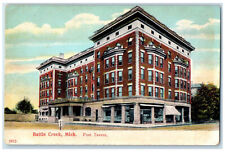 c1910 Post Tavern Battle Creek Michigan MI Antique Unposted Postcard picture