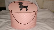 Vintage 1950’s Pink Poodle Sewing Basket picture