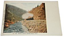 1908 D&RGW RIO GRANDE MOFFAT LINE BYER'S CANON COLORADO POST CARD picture