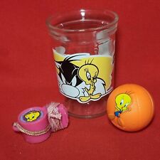 Vintage Tweety Collectibles Sylvester & Tweety Cup Ball Whistle Lot of 3 picture