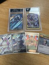 pokemon cards bundle Includes 2 Graded Cards And 4 Hit Cards picture