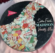 Vintage Luden’s Satin Finish￼ Madison Variety Mix Candy Tin Old & Rusty~A Beauty picture