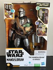 Star Wars Galactic Action The Mandalorian & Grogu Interactive 12” Action Figure picture