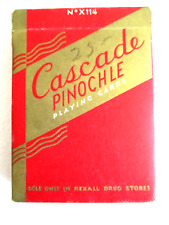 VINTAGE CASCADE PINOCHLE PLAYING CARDS 