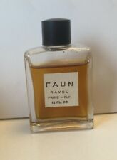 Vintage Faun Perfume by Ravel Paris-NY 1/2 FL oz RARE See Pics Black Cap picture