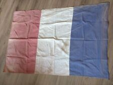 Old faded Napoleon III French Second Empire Napoleonic Standard tri-colored Flag picture