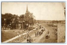 1911 4th Of July Parade At Rosemount Illinois IL RPPC Photo Antique Postcard picture