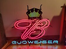 Budweiser Glass Tube Neon Sign King of beers Rare picture