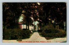 Waterloo NY-New York, Sullivan's Monument And Park, c1912 Vintage Postcard picture
