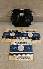 Vintage 1940's Sawyer's View-Master Stereoscope w/ 4 Original Reels   picture