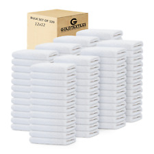 Wash Cloth Towel Set 12x12 Cotton Blend Bulk Pack 12,24,48,60,120,480,600 Towels picture