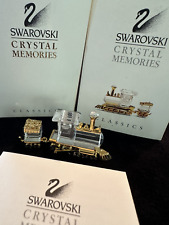 Swarovski Crystal Memories Classics 2 pc Train w/ boxes, sleeve & booklet picture