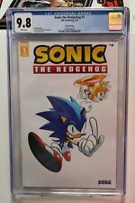 SONIC THE HEDGEHOG #1 CGC 9.8 WHITE 3rd Printing RARE (1 of only 3) IDW 2018 picture