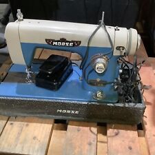 Morse Sewing Machine Precision Built De Luxe Vintage W/ Case+Pedal TESTED picture