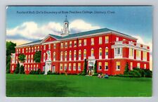 Danbury CT-Connecticut, Fairfield Hall, Girl's Dormitory, Vintage Postcard picture