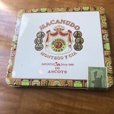2 Cigar Tins Empty Macanudo And Avo Classic picture