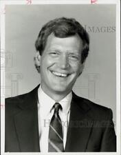 1986 Press Photo David Letterman, Host of 