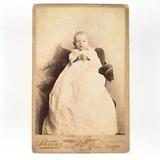 Hidden Mother Baby Cabinet Card c1895 Chicago Stevens Child Chair Photo A3890 picture