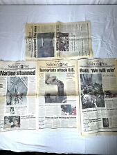 9/11 Newspaper Collection September 11th 2001-September 14th 2001 Salisbury Post picture