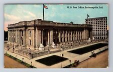 Indianapolis IN-Indiana, U.S. Post Office, Antique c1913 Vintage Postcard picture